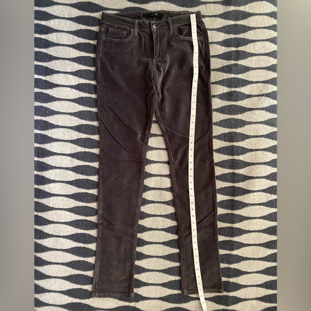 VTG Joe's Jeans Fit Skinny Vionaire Velvet Pinwale Corduroy Charcoal Size 28 - Picture 10 of 12